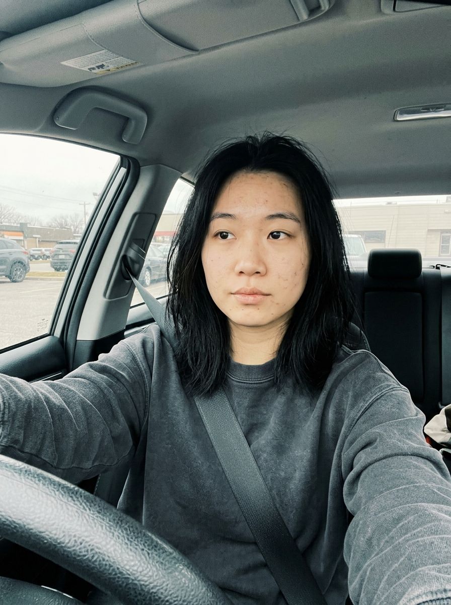 An ordinary everyday phone selfie
