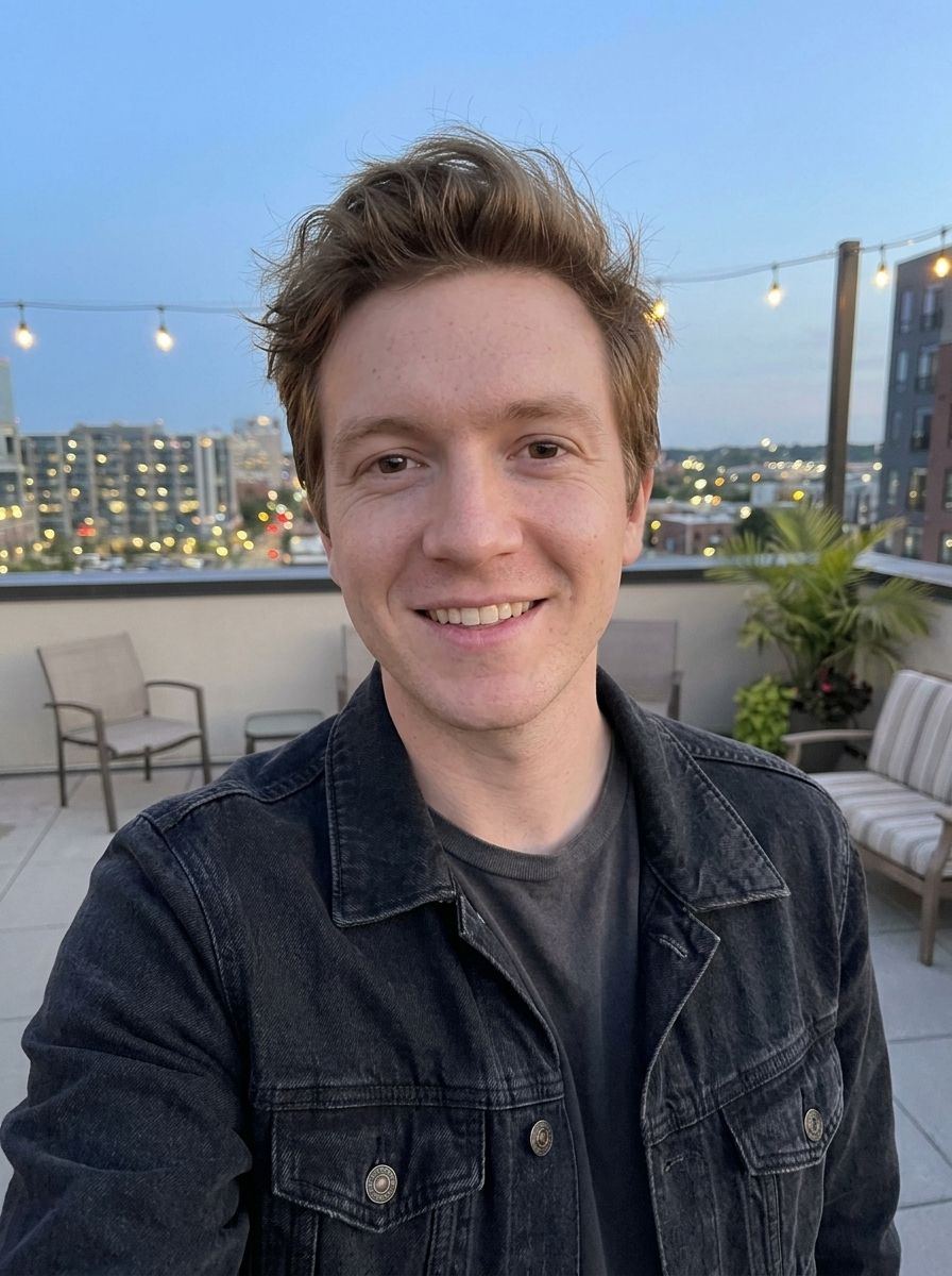 A natural dating-profile photo Fottory made from that selfie